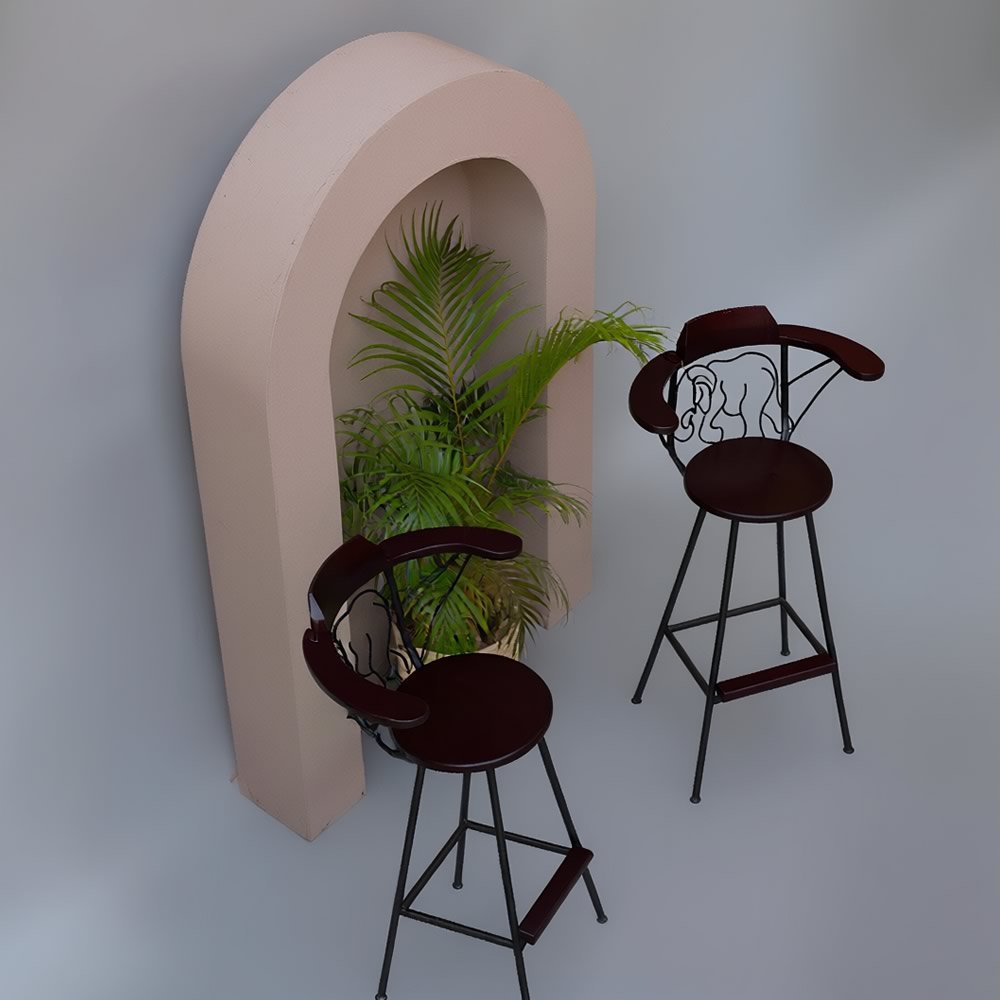 Wild Animal Bar Stool - Image 4