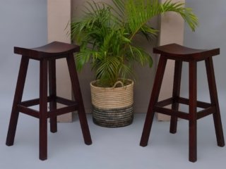 Wooden Bar Stool 1