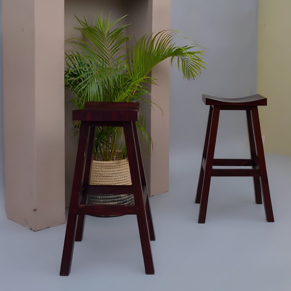 Wooden Bar Stool - Image 6