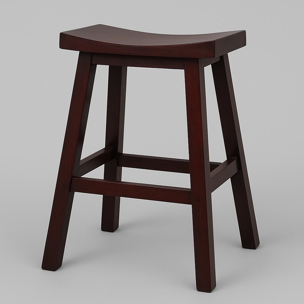 Wooden Bar Stool - Image 3